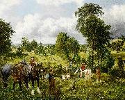 George Willison garden of England Spain oil painting artist